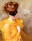 Pierra Ribera Lady At A Masked Ball painting